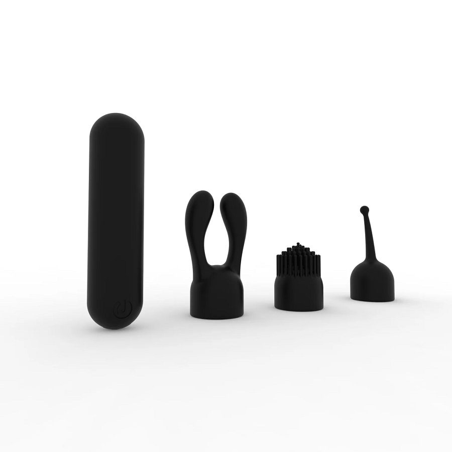 Liebe Seele Bullet Vibrator Đen 8cm Nhật Mạnh 