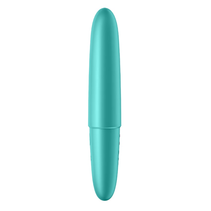 Satisfyer đạn rung siêu mạnh 6 xanh ngọc 12.75cm chống nước 