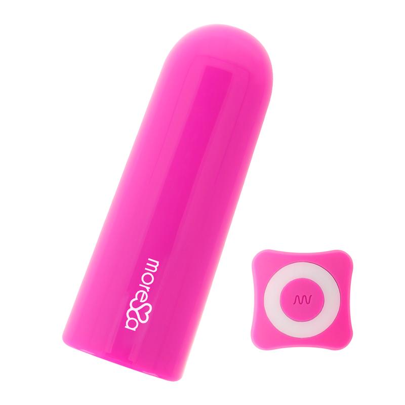 Moressa Nix Bullet Rung Hồng Từ Xa Silicone 7.7cm 