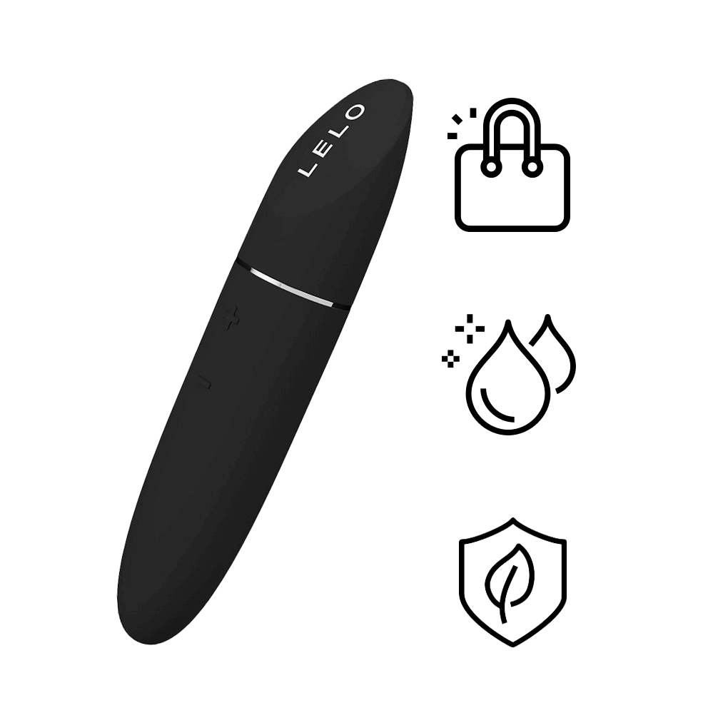 Lelo Mia 3 son môi kích thích âm vật đen, kín đáo mạnh 