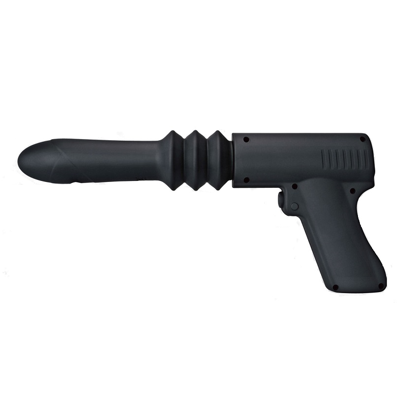 Vibrator T-Best Piston Đen 24.5cm Bắn Siêu Mạnh 