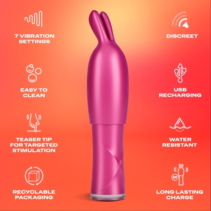 Durex Vibe Tease hồng 2in1 rung waterproof