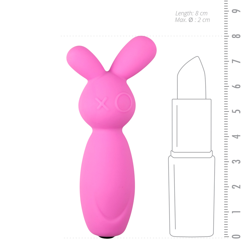 EasyToys Bunny Que Rung Mini Hồng Siêu Nhỏ 8cm