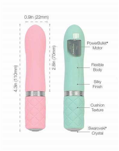 Pillow Talk Flirty Bullet Hồng Rung 11cm Quyến Rũ