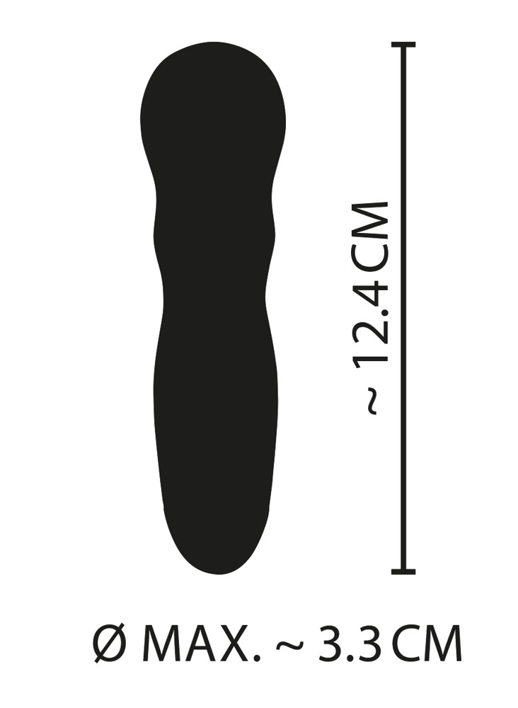 Cuties Wave Mini Tím 12cm Silicon Rung Ngọt