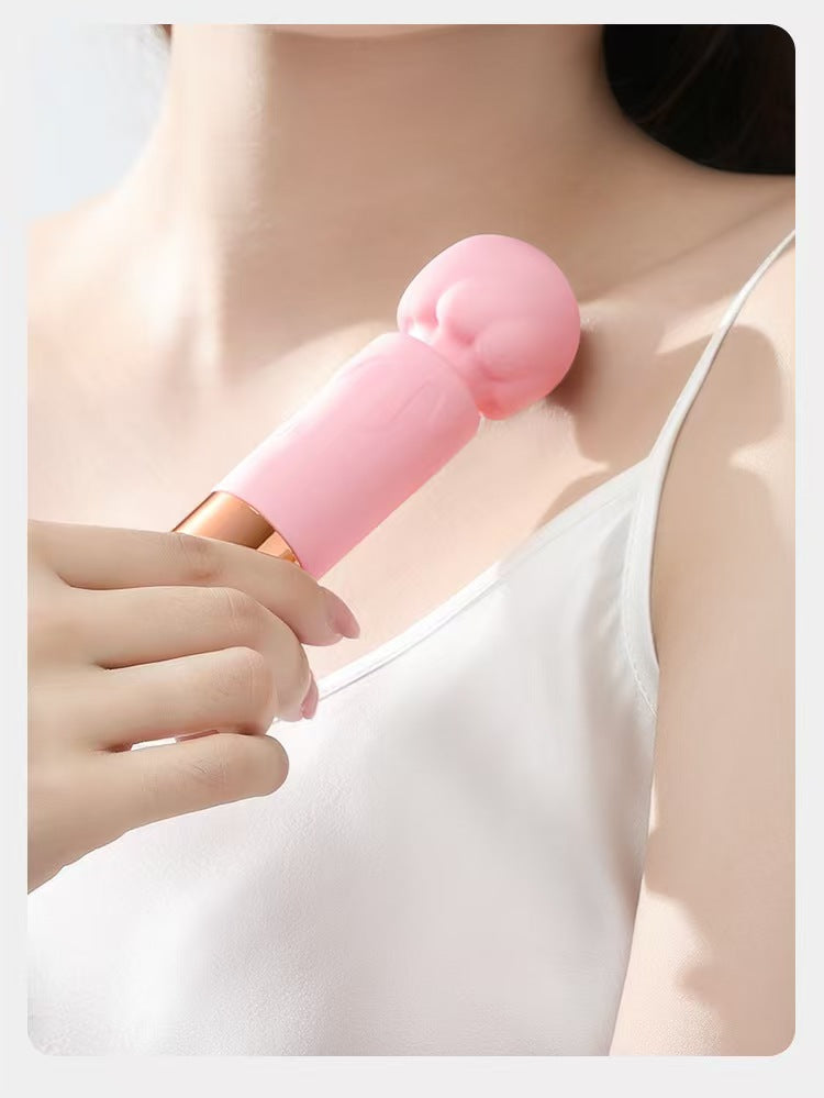 Pink Small Wand Rung Sạc 10 Tần Silicone Xinh Xắn