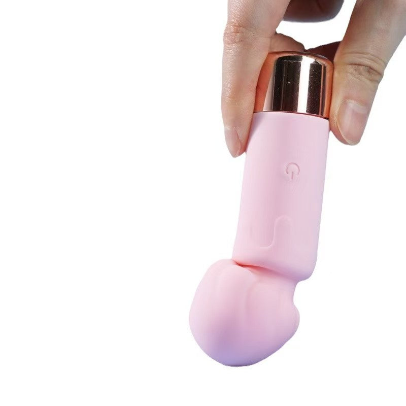 Pink Small Wand Rung Sạc 10 Tần Silicone Xinh Xắn