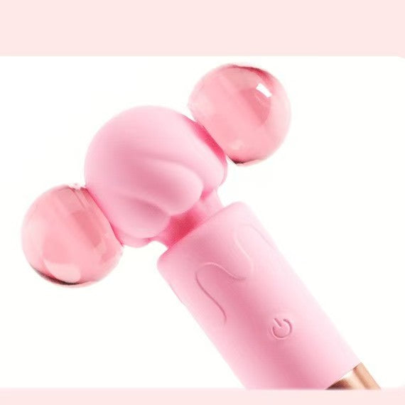 Pink Small Wand Rung Sạc 10 Tần Silicone Xinh Xắn