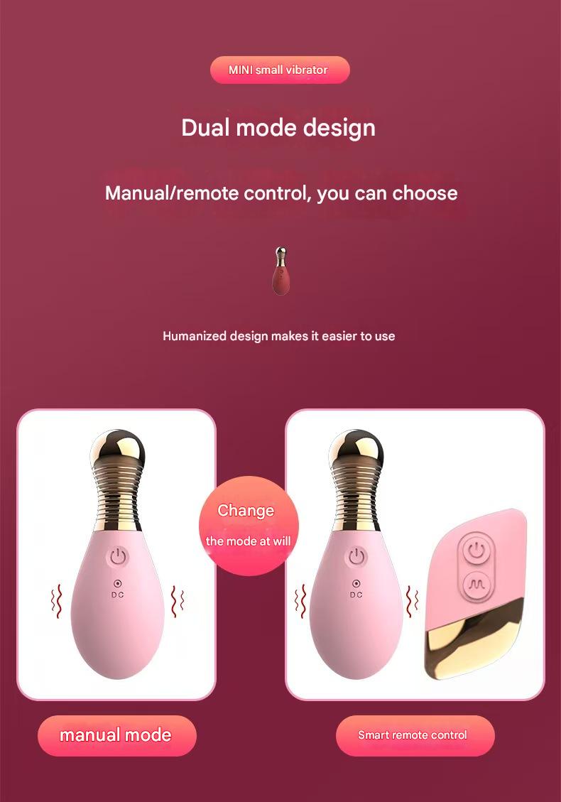 Trứng Rung Nước Hoa Remote Siêu Nhỏ Bí Mật Dâm Đãng