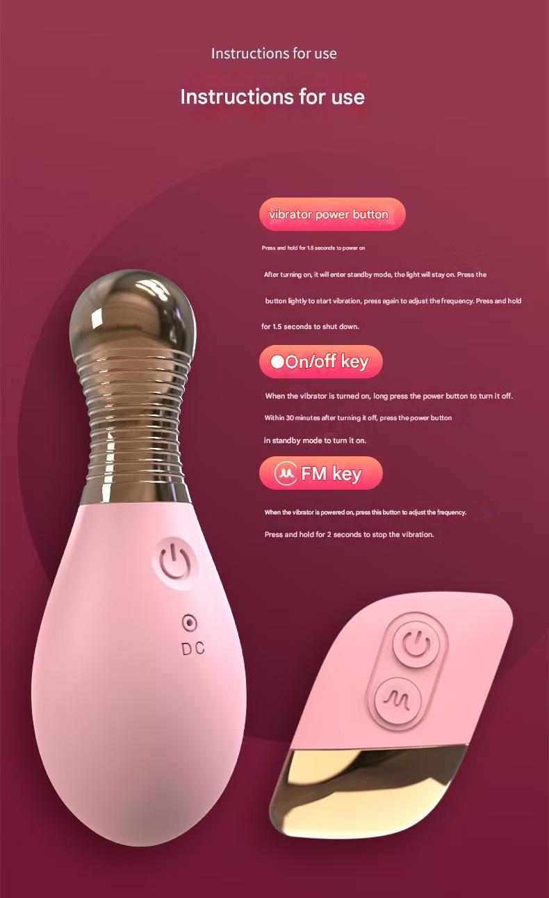 Trứng Rung Nước Hoa Remote Siêu Nhỏ Bí Mật Dâm Đãng