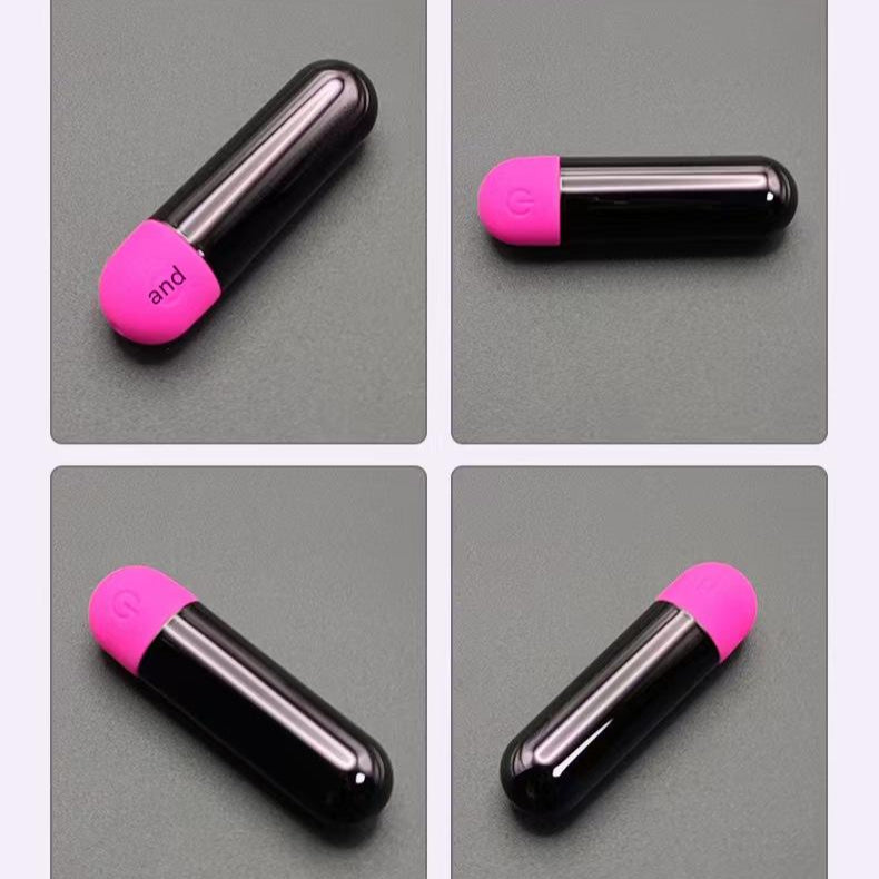 Black Bullet Rung Âm Hạch 8cm Nhỏ Giọt Siêu Mạnh