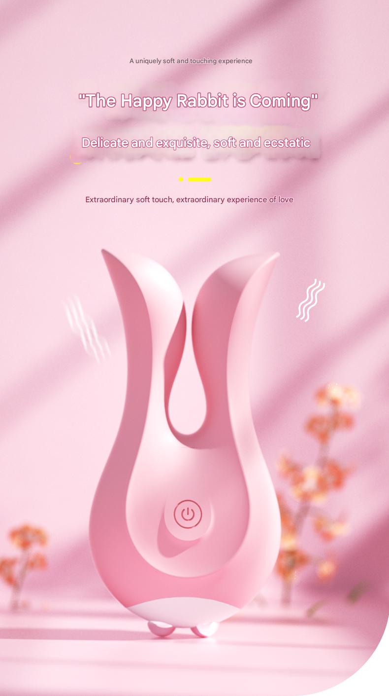 Rabbit Ears Clit Vibrator Dây Vút Mũi Cát Mạnh