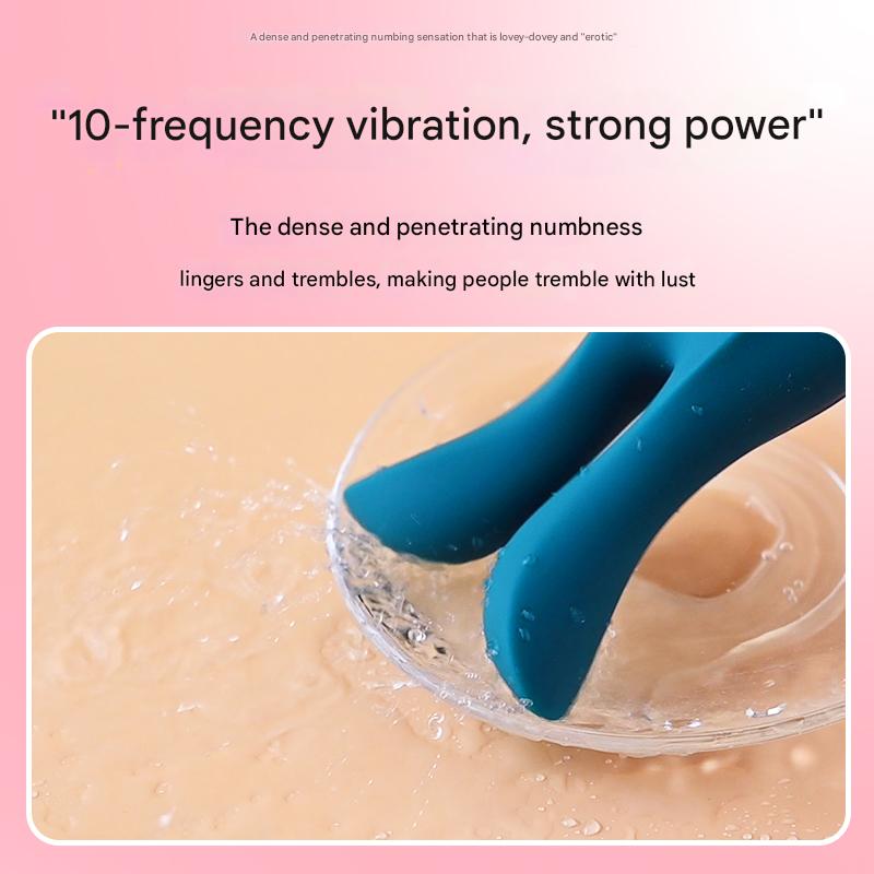 Rabbit Ears Clit Vibrator Dây Vút Mũi Cát Mạnh