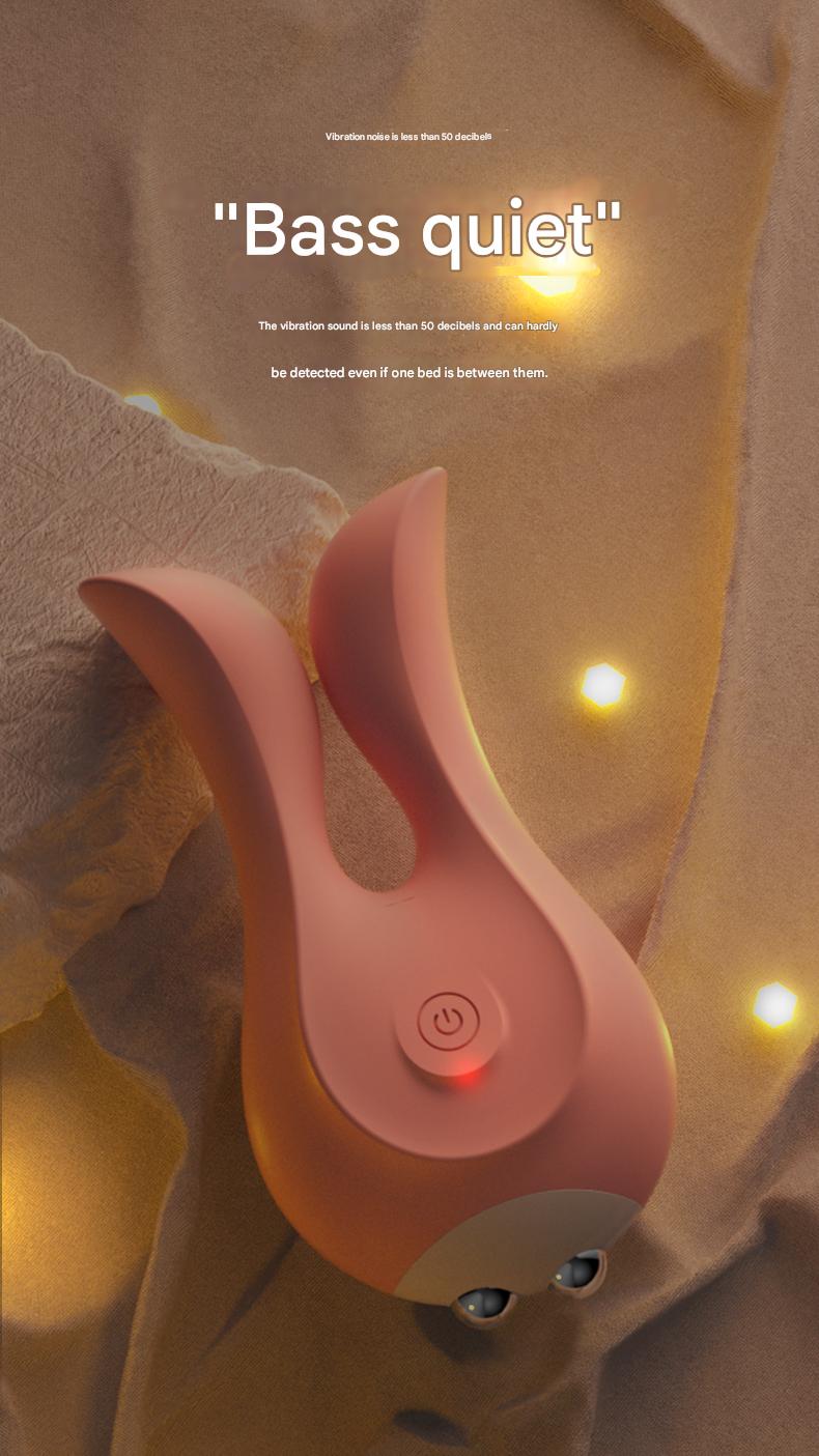 Rabbit Ears Clit Vibrator Dây Vút Mũi Cát Mạnh