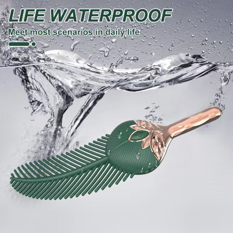 Peacock Feather Rung Xanh Nhỏ Chống Nước Dễ Thương