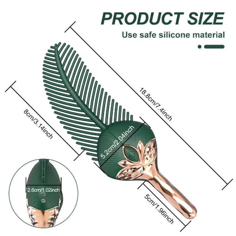 Peacock Feather Rung Xanh Nhỏ Chống Nước Dễ Thương