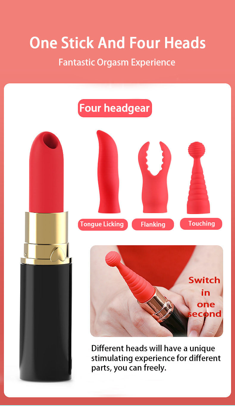 Lipstick Mini Vibrator Rung 7 Mức Bí Mật Tiện Lợi