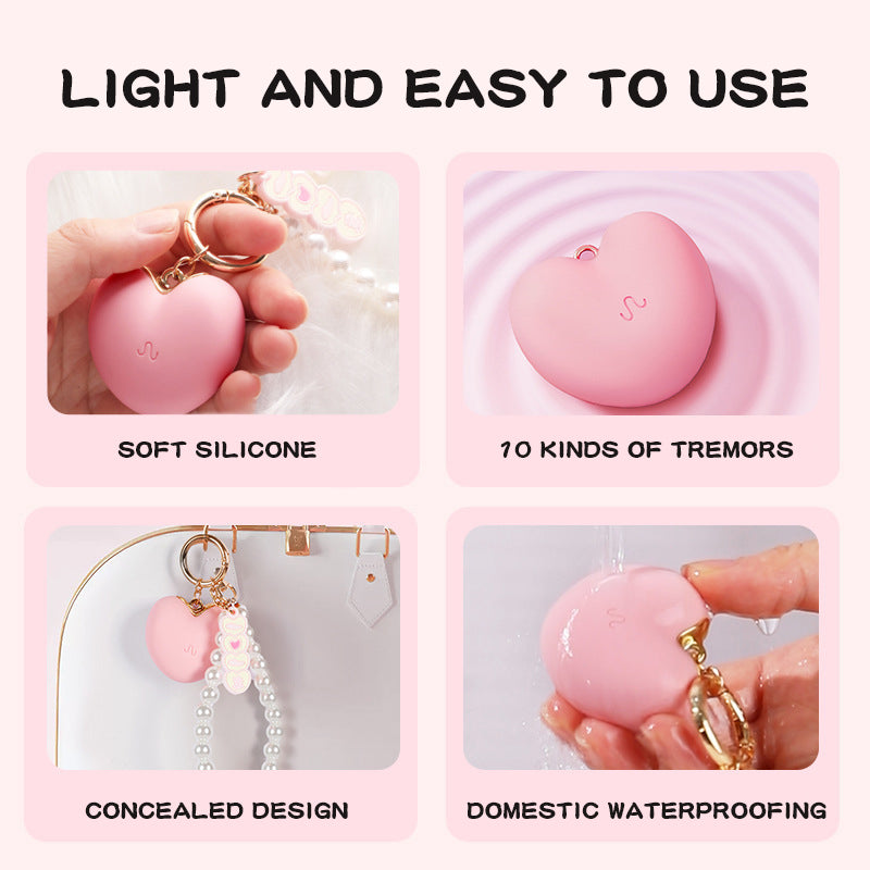 Pink Pendant Rung Tim APP Bí Mật Nhỏ