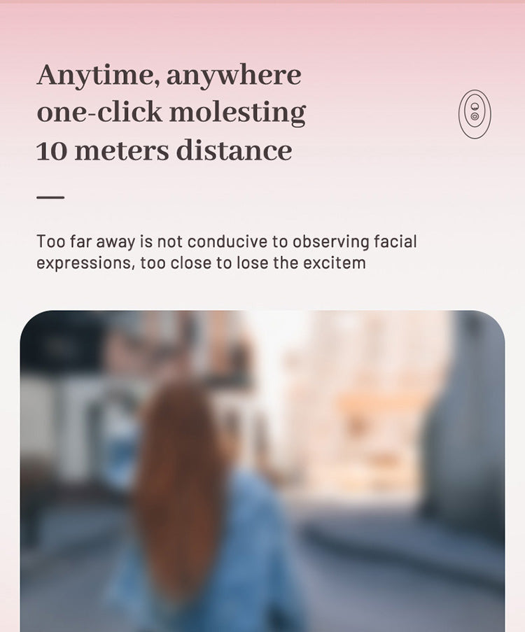 Quần lót rung hồng cute ngoài trời 6 tốc độ bí mật