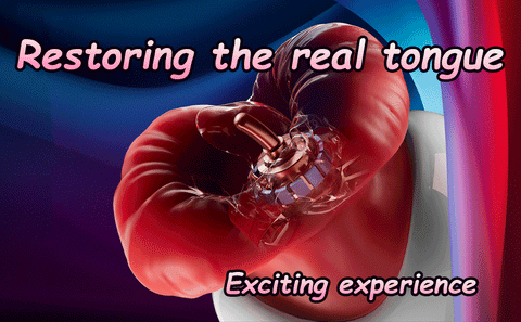 Licking Egg Vibrator Nhỏ Lưỡi Mềm Thật Kích Thích Đỉnh