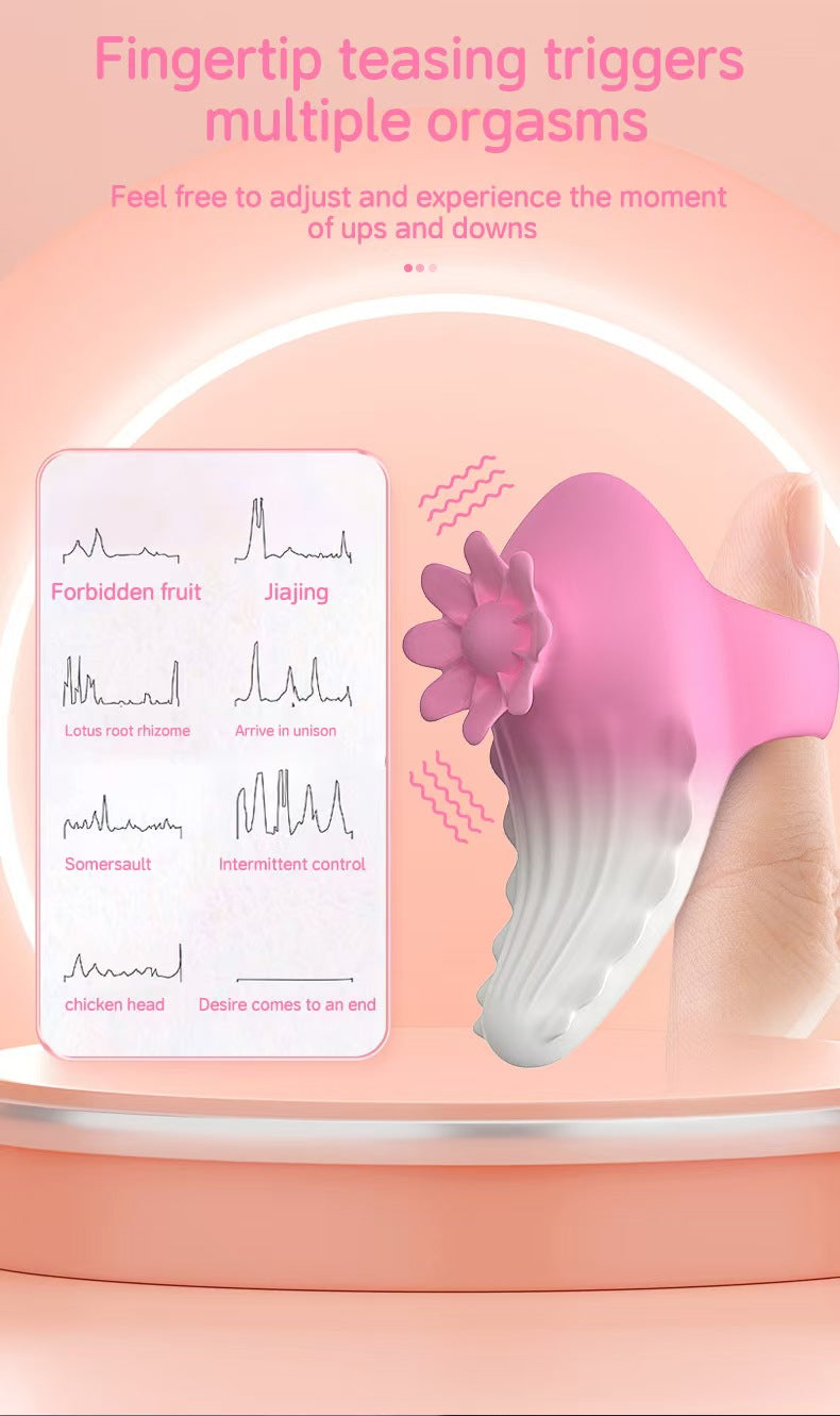 Sunflower Ngón Tay Rung App Chống Nước Nhỏ Mạnh