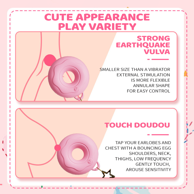 Donut Necklace Rung kín đáo điều khiển app