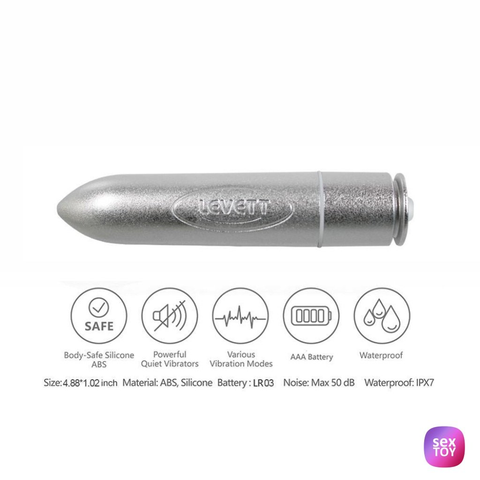 Silver Bullet Vibro Âm Vật, Kích Thích Mạnh Mẽ Phụ Nữ Đỉnh Cao