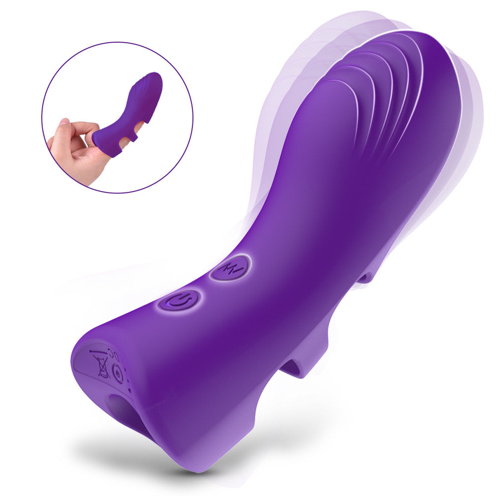 Vibrô ngón tay 10 chế độ kích thích G-spot âm vật
