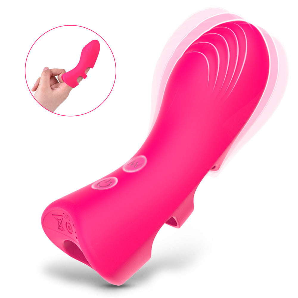 Vibrô ngón tay 10 chế độ kích thích G-spot âm vật