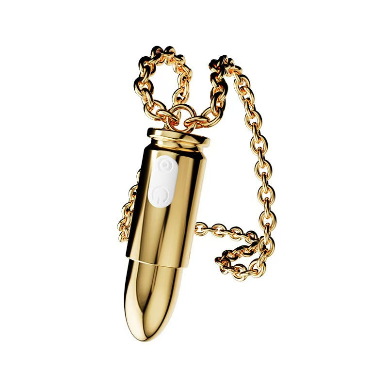 Vòng Cổ Bullet Rung Ẩn Silver Thú Vị Bí Mật
