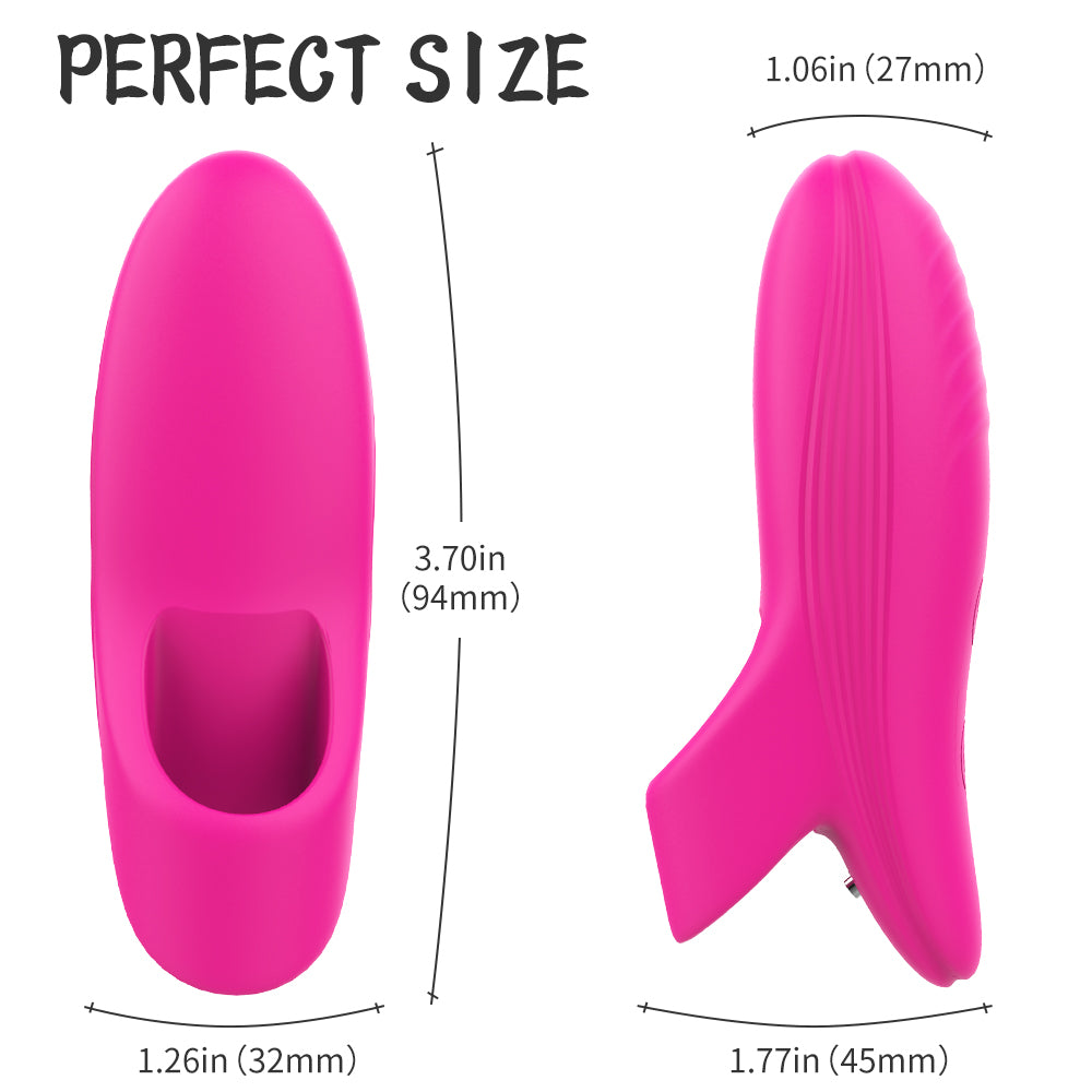 Ngón Tay Rung USB Silicone Mềm Đeo Dễ Dàng