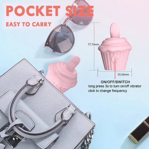 Cake Mini Cupcake Clit Rung Êm Ái Kín Đáo Siêu Sướng Nhỏ Xinh