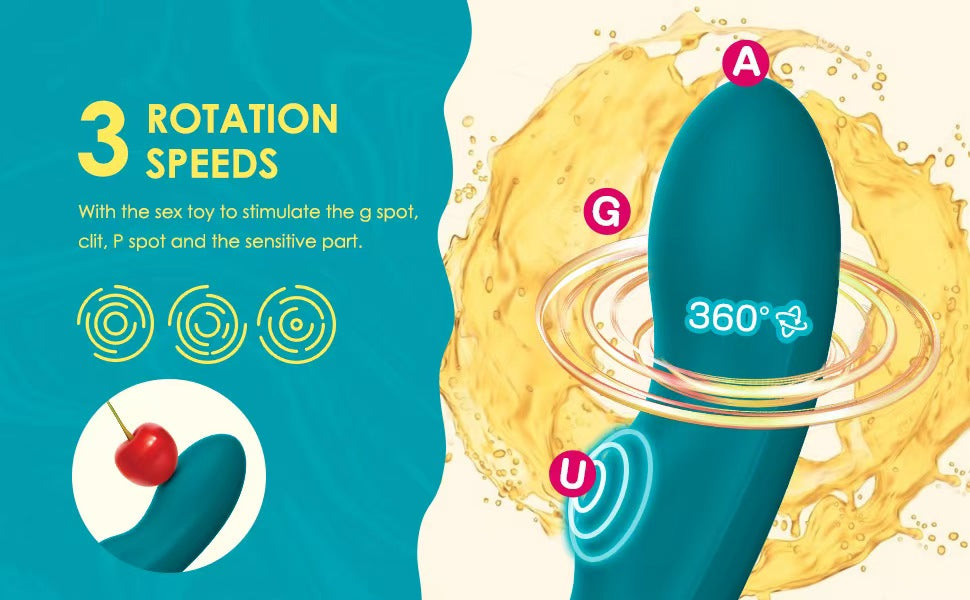 G-spot Vibrator Xoay 4.5cm Mạnh Waterproof