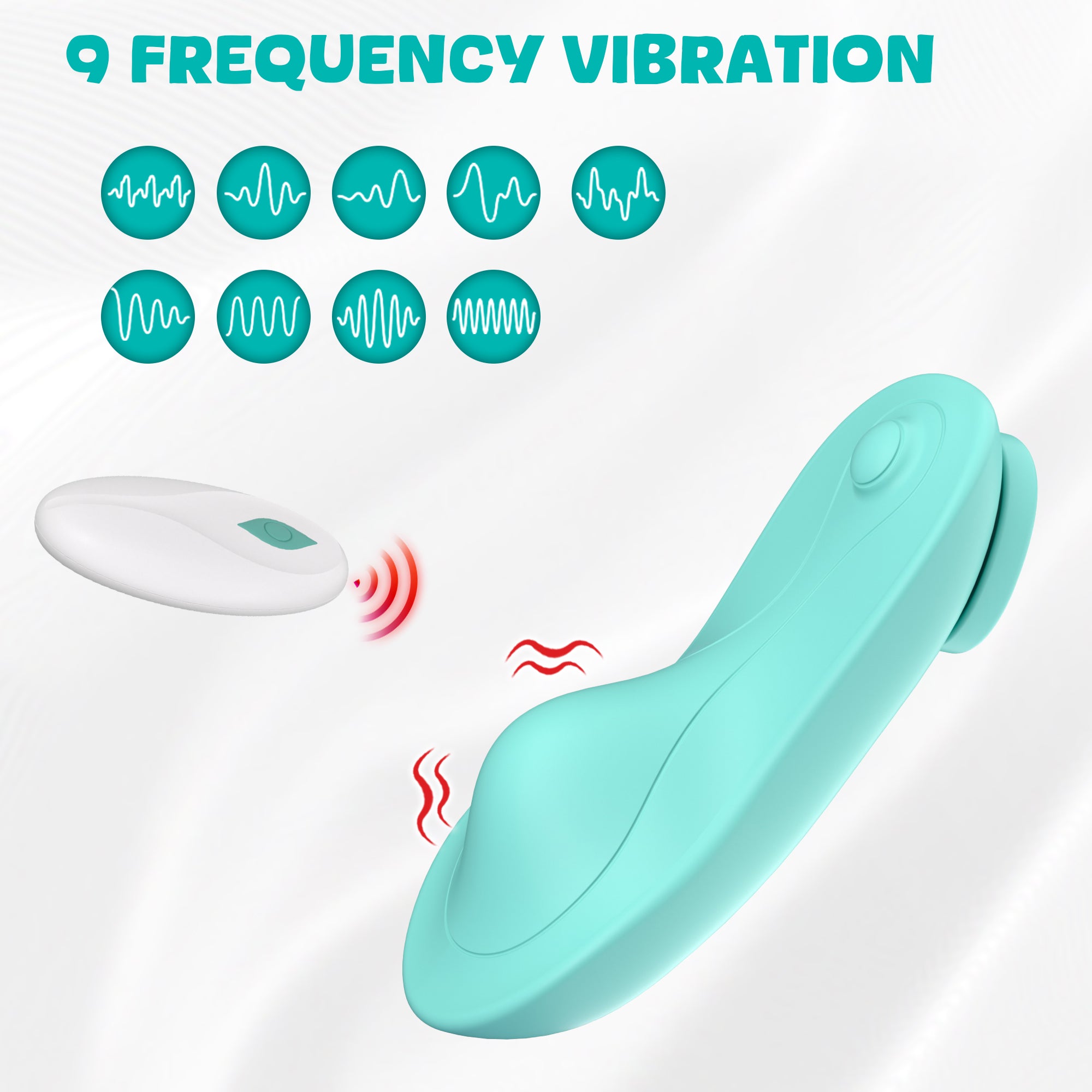 Quần Lót Rung Xanh Remote 9 Chế Độ Kín Đáo Thích