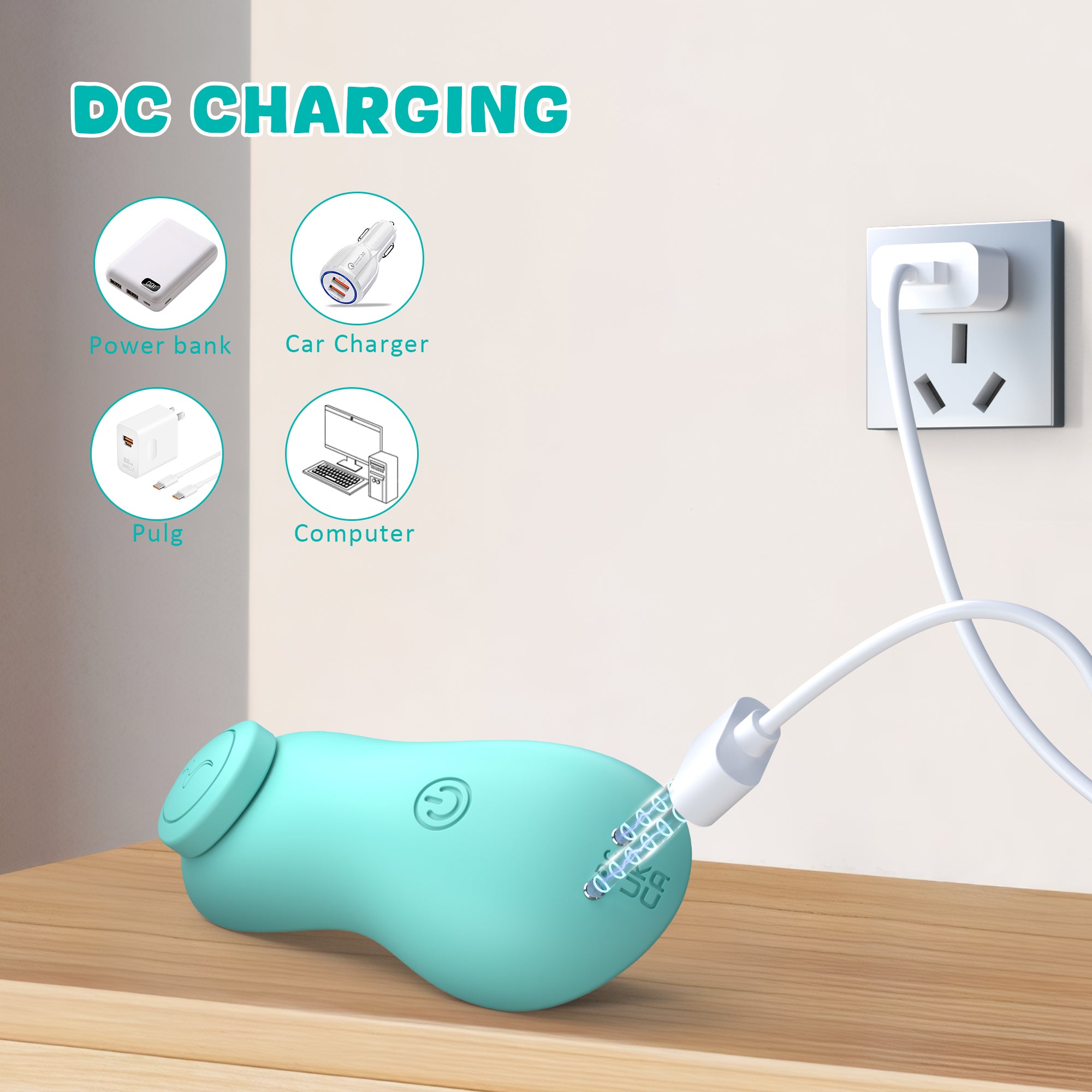 Quần Lót Rung Xanh Remote 9 Chế Độ Kín Đáo Thích