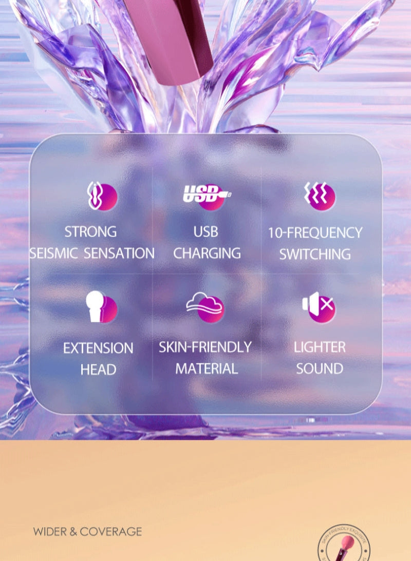 Gem Ice Cream Đũa Rung Mini Dễ Thương Ngọt Ngào Mạnh