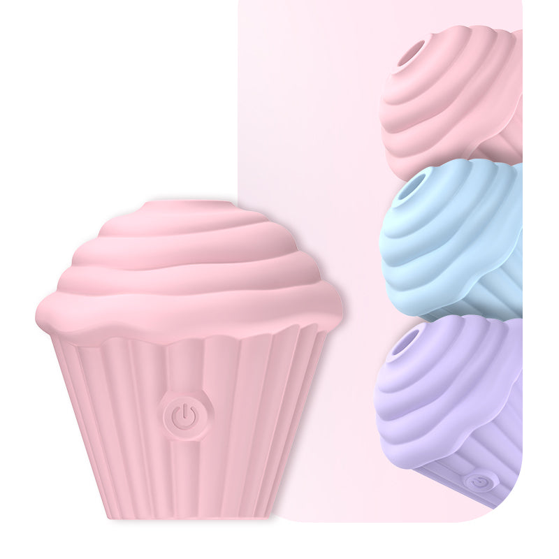 Cupcakes Mút Âm Hồng Rung Cute Nhỏ Ngọt Ngào