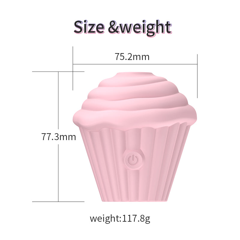 Cupcakes Mút Âm Hồng Rung Cute Nhỏ Ngọt Ngào
