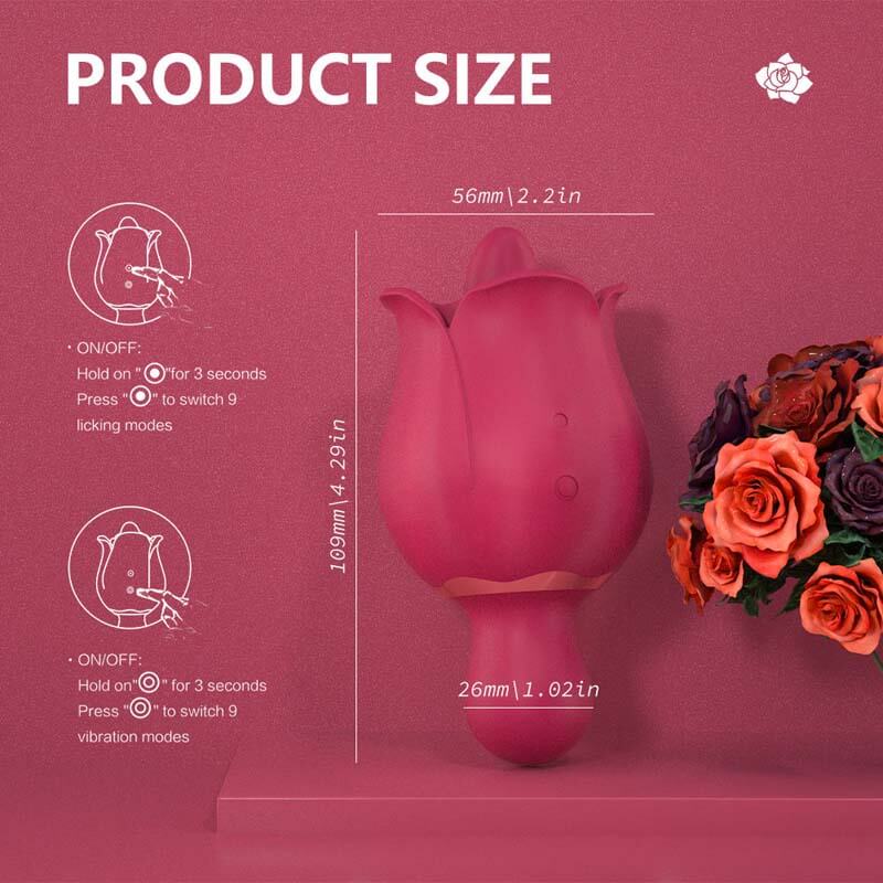 SHD Rose Lick Suck Vib Female Immortal Đỉnh