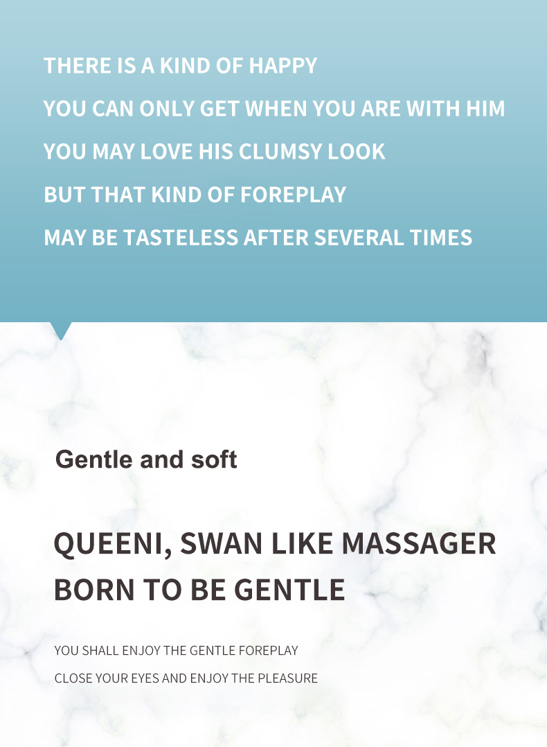 Queeni Swan Kisstoy Vòng Rung Ngón Thiên Nga Thú Vị