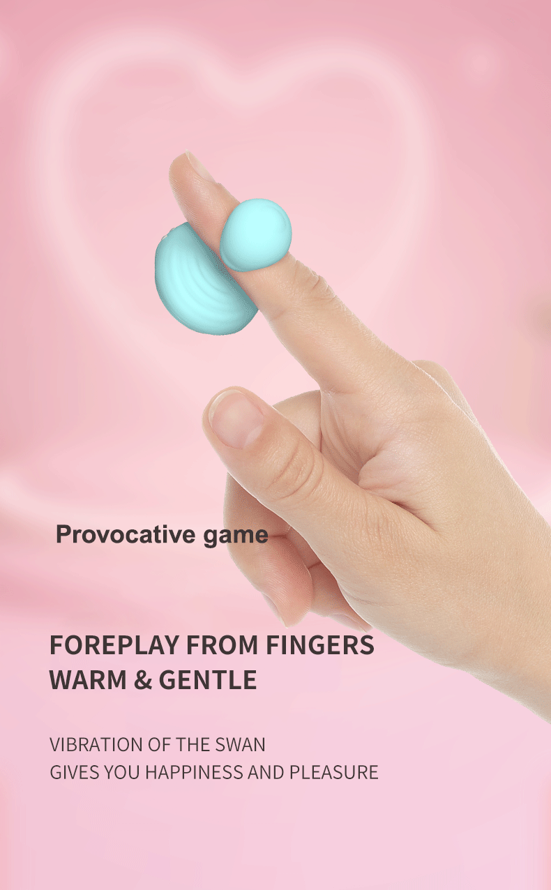 Queeni Swan Kisstoy Vòng Rung Ngón Thiên Nga Thú Vị