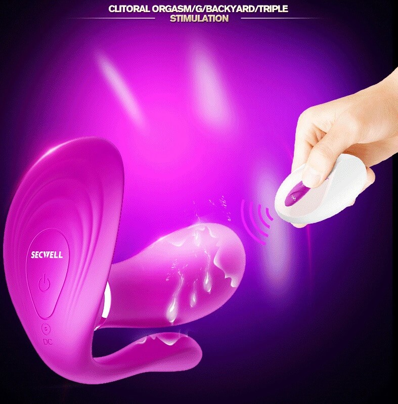 Secwell Aiko Remote Ba Kích Thích Đeo Từ Xa Hấp Dẫn