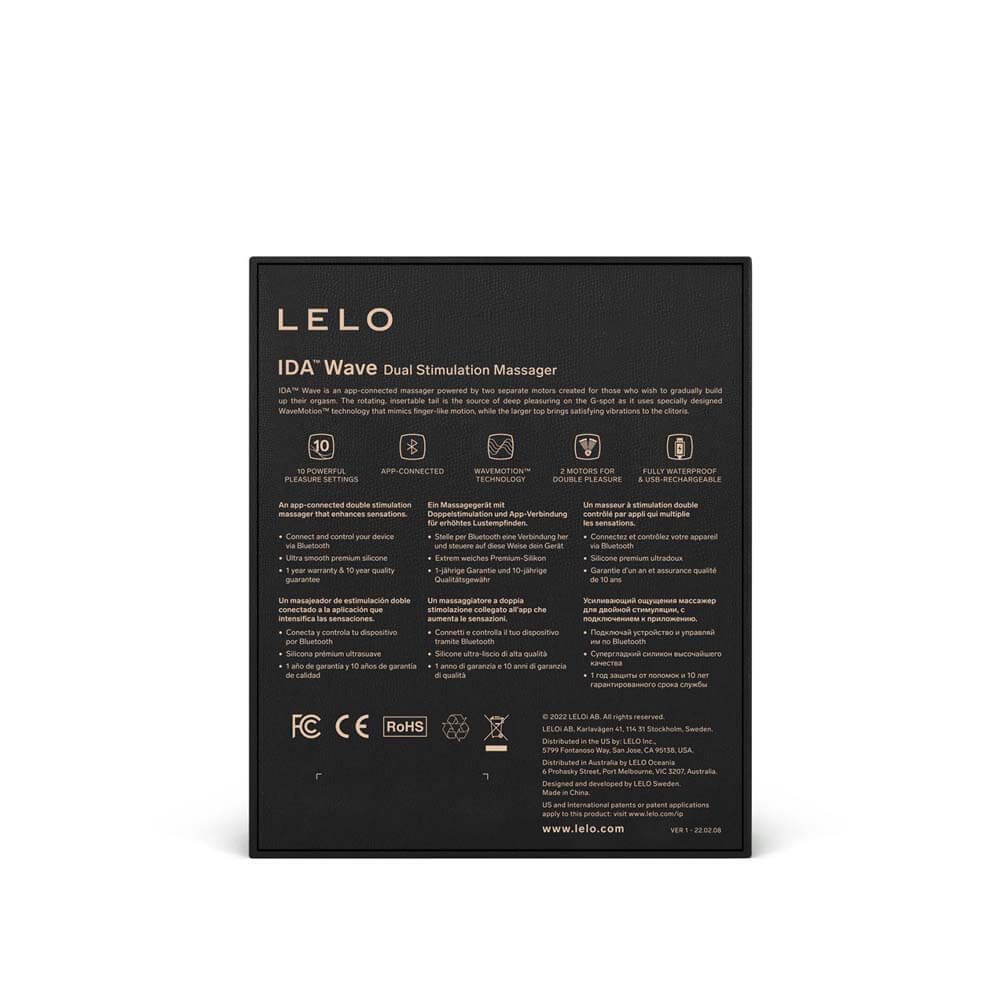 Lelo IDA Wave Rung Cặp App Điều Khiển Sóng