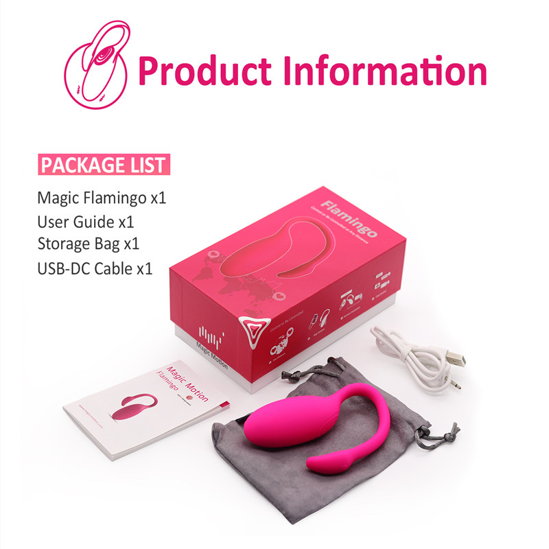 Flamingo Magic Motion Trứng Rung APP Bluetooth Thú Vị