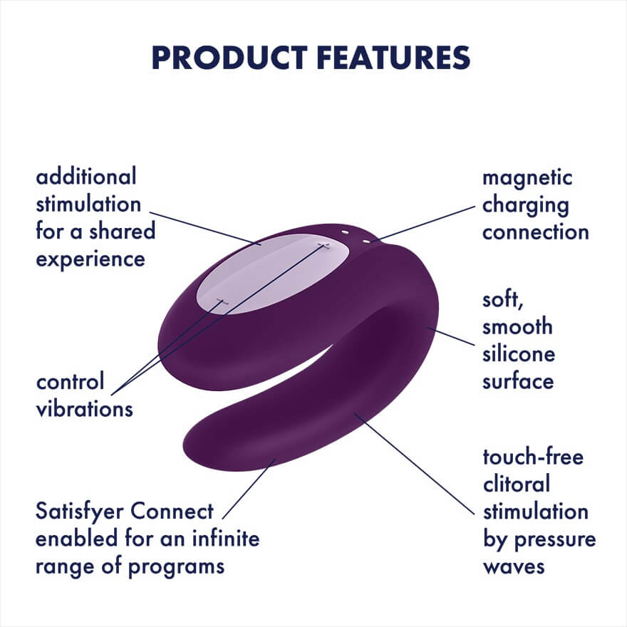 Satisfyer Double Joy Rung App Cặp Đôi Vui Nhộn Đỉnh