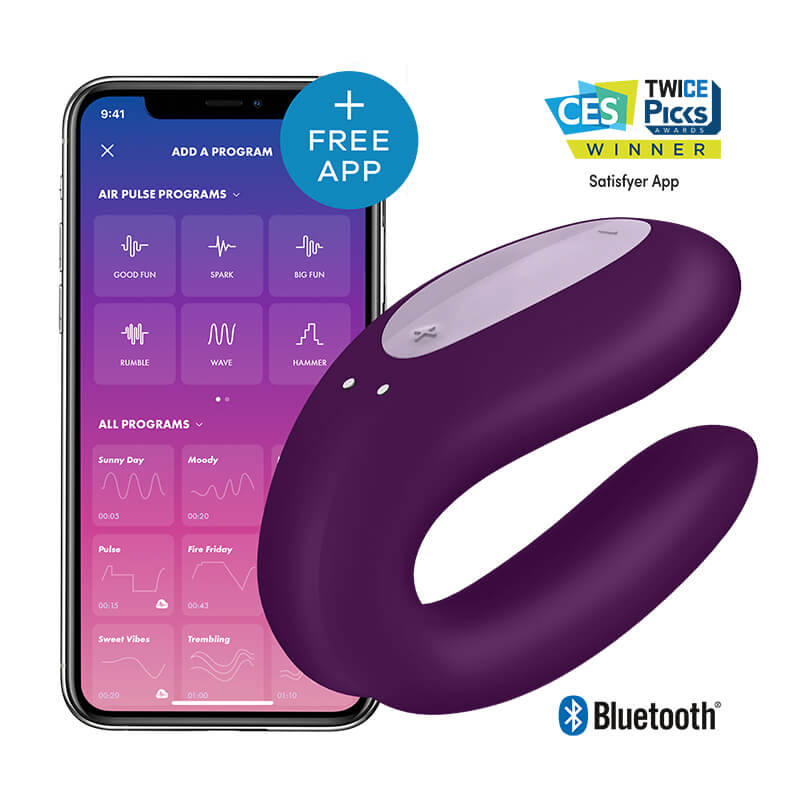 Satisfyer Double Joy Rung App Cặp Siêu Vui