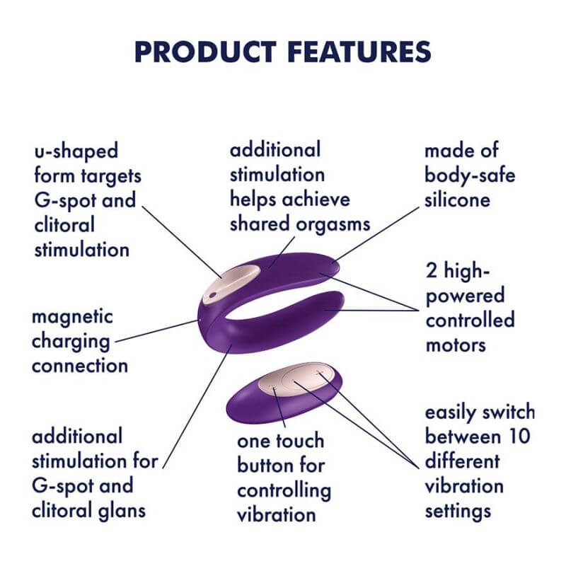 Satisfyer Double Plus Remote Cặp Đôi Thâm Nhập Sâu