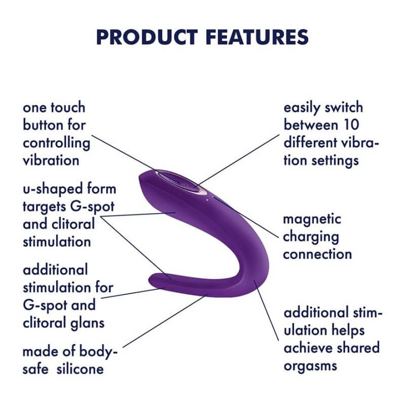 Satisfyer Double Classic Rung Cặp Đôi Sáng Tạo Mới Lạ