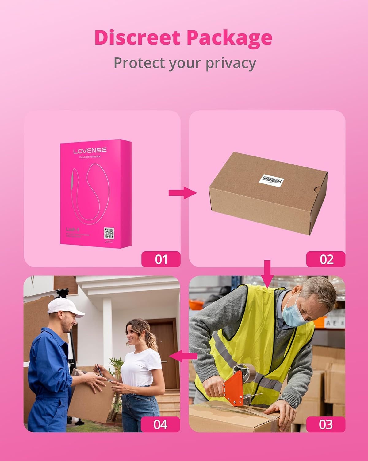 Lovense Lush 4 Trứng G-Spot App Rung 7000 Lần