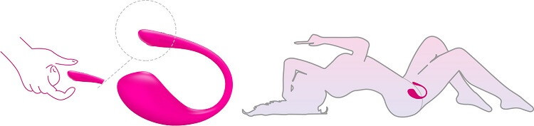Lovense Lush egg rung từ xa cao trào liên tục bùng